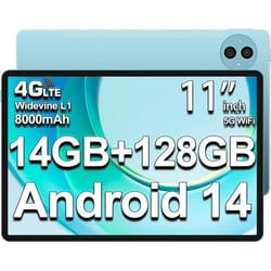 Tablette Tactile - TECLAST - P50 - 11 Pouces - Android 14 - 128Go Stockage - 4G LTE