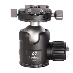 Leofoto LF-NB-46+NP-60 accessoire de tête de trépied Barre panoramique Noir Aluminium