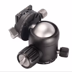 Leofoto LF-NB-46+NP-60 accessoire de tête de trépied Barre panoramique Noir Aluminium