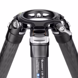 Leofoto LM-324C trépied Caméras numériques 3 pieds Noir, Gris