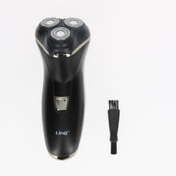 Rasoir électrique - LINQ - 3 têtes rotatives - Autonomie 50 min - Tête lavable - Utilisation à sec