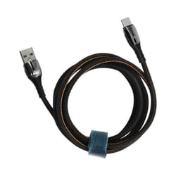 Câble USB vers USB-C - LINQ - 1.2m - 20W Charge Rapide - Témoin Lumineux - Anti-nœuds