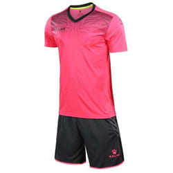 Maillots de gardien de but dentraînement de football KELME pour hommes - manches courtes - rouge