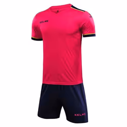 Ensemble Maillot + Short de Football pour Garçons - KELME - Taille Enfant - Fuchsia - 8 Ans