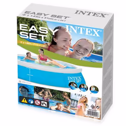 Intex 28101NP piscine hors sol Piscine gonflable Rond 886 L Bleu, Blanc - Vue supplémentaire 4