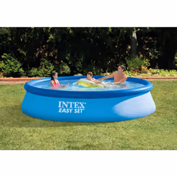 Intex 28142SZ piscine hors sol Piscine gonflable Rond Bleu - Vue supplémentaire 4