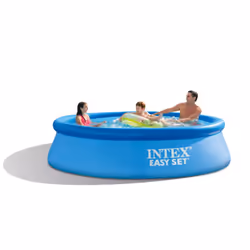 Intex 28122GN piscine hors sol Piscine gonflable Rond Bleu - Vue supplémentaire 4