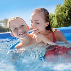 Intex 28142GN piscine hors sol Piscine gonflable Rond 7290 L Bleu - Vue supplémentaire 4