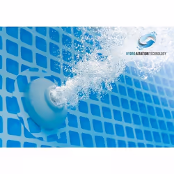 Intex 28142GN piscine hors sol Piscine gonflable Rond 7290 L Bleu - Vue supplémentaire 6