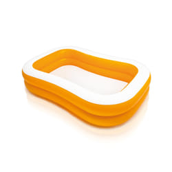 Intex 57181 piscine hors sol Piscine gonflable Oval Blanc, Jaune