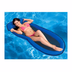 Matelas gonflable piscine Intex semi immergé maille - 178 x 84 cm - Jaune