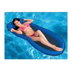 Matelas gonflable piscine Intex semi immergé maille - 178 x 84 cm - Jaune