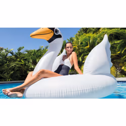 Intex 56287 flotteur de plage et de piscine Noir, Blanc, Jaune Bouée à chevaucher