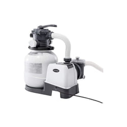 Pompe filtre a' sable Intex 26646 pour piscine hors sol 7900 l/h avec filtration 6 fonctions
