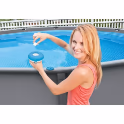 Intex 29040, Distributeur de chlore/brome, Bleu, Blanc, 1,69 kg, 1 pièce(s), 127 mm, 146,1 mm