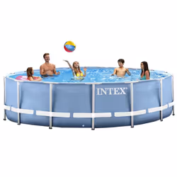 Intex 28712, 6503 L, Piscine hors sol, Bleu, Blanc
