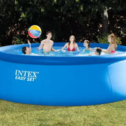 Intex 26168, 14141 L, Piscine gonflable, Echelle, Bleu, 46,9 kg
