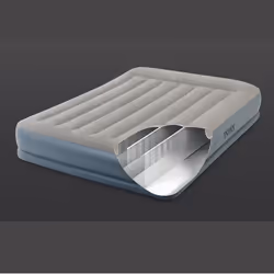 Intex Mid-Rise Double matelas Bleu, Gris