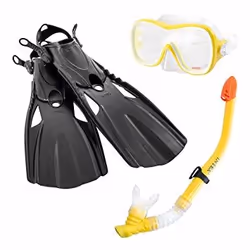 Intex 55658, Enfant, Noir, Jaune, 8 an(s), Réglable, 4 pièce(s)