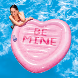 Intex 58789 flotteur de plage et de piscine Rose Image Vinyl Matelas flottant