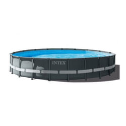 Intex 26334 piscine hors sol Rond 30079 L Gris