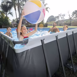 Intex 26356NP piscine hors sol Rectangle 6836 L Bleu, Gris - Vue supplémentaire 4