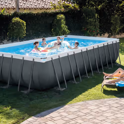 Intex 26364 piscine hors sol Rectangle 31805 L Noir