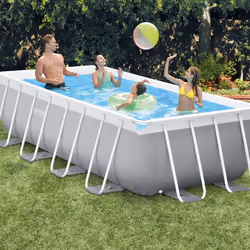 Intex kit Piscine Prism Frame rectangulaire Angulaire Tubulaire (l) 4,00 x (l) 2,00 x (h) 1,00m