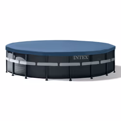 Intex 26340NP Piscine hors sol Rectangle 6836 L Bleu, Gris