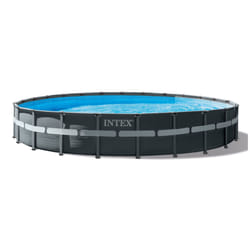 Intex 26340NP piscine hors sol Rectangle 6836 L Bleu, Gris