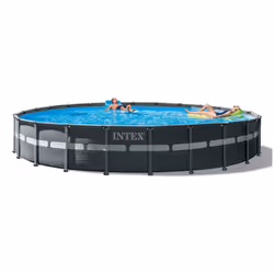 Intex 26340NP piscine hors sol Rectangle 6836 L Bleu, Gris