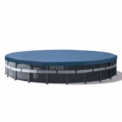 Intex 26340NP piscine hors sol Rectangle 6836 L Bleu, Gris