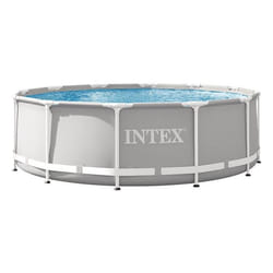 Intex 28270NP Piscine hors sol Rond 10600 L Gris