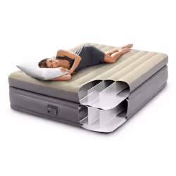 Intex 64164NP matelas gonflables Double matelas Beige, Gris Unisexe