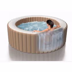 Intex 28426NL piscine hors sol Piscine gonflable Rond Marron
