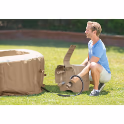 Intex 28426NL piscine hors sol Piscine gonflable Rond Marron - Vue supplémentaire 4