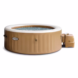 Intex 28476EX, 1098 L, 6 personne(s), Rond, Massage bouillonnant / jet de massage, Polyvinyl chloride (PVC), Beige