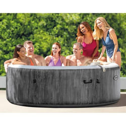 Intex PureSpa Greywood Deluxe 1098 L 6 personne(s) Rond Gris