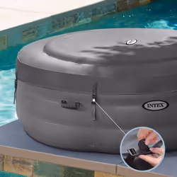 Intex 28482EX Jacuzzi et spa 795 L 4 personne(s) Rond Gris