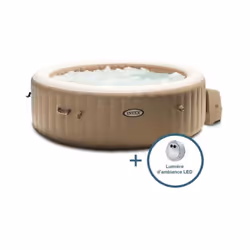 Présentation du Spa INTEX SAHARA Le Spa INTEX SAHARA 28426FR est un modèle de spa gonflable rond conçu pour accueillir jusqu' ...