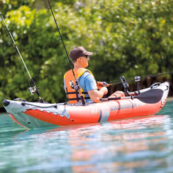 Intex 68303NP kayak sportif 1 personne(s) Gris, Rouge Polyvinyl chloride (PVC), Vinyl Kayak gonflable - Vue supplémentaire 5