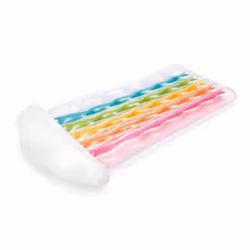 Intex Matelas gonflable nuage arc-en-ciel, Matelas une personne, Rectangle, Extérieure