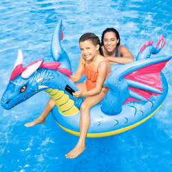Intex 57563NP flotteur de plage et de piscine Multicolore Image Vinyl Bouée à chevaucher