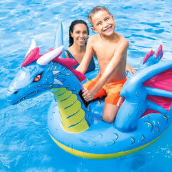 Intex 57563NP flotteur de plage et de piscine Multicolore Image Vinyl Bouée à chevaucher