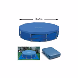 Intex 28031, Couverture, Bleu, Vinyl, Chine, 3,66 m, 3,09 kg