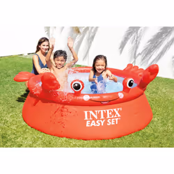 Intex Happy Crab Easy Set Pool piscine pour enfants Piscine gonflable