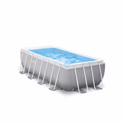 Intex 26790GN, 8418 L, Piscine hors sol, Enfants et adultes, Echelle, Gris