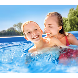 Intex 28106NP piscine hors sol Piscine gonflable Rond 1942 L Bleu