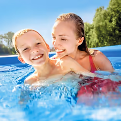 Intex 28118NP piscine hors sol Piscine gonflable Rond 3077 L Bleu