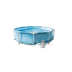 Intex 28208 piscine hors sol Rond 4485 L Bleu